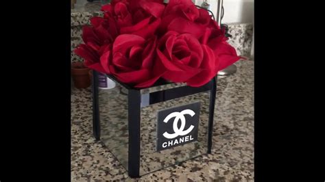 DIY• Chanel Inspired Mirror Flower Box 